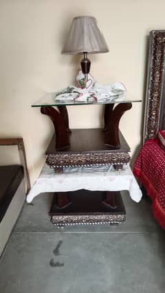 Set of 3 Glass Tables