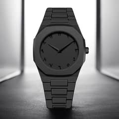 Full BLACK AURA Quartz Watch
