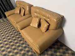 Two single-seater sofas (03312359828) What's app