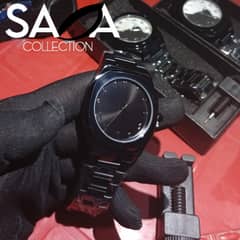 Stainless Steel Arabic Dial Watch