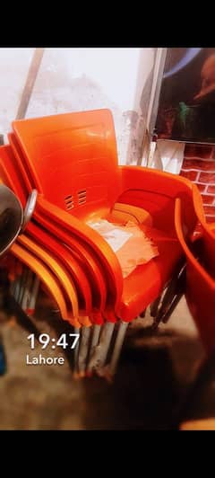 plastic chairs