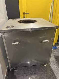 Hot plate along with 3 burner and steel tandoor