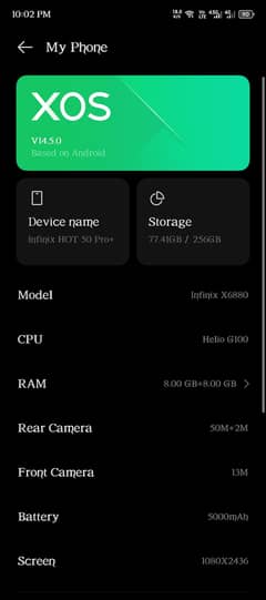 Infinix hot 50 pro plus