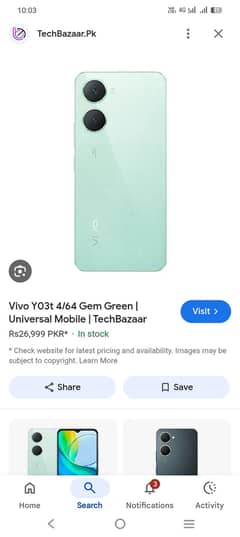 vivo y03t 1 Year warranty All ok
