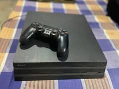 Ps4 pro 1 tb  with 2 controller and all famous title in account