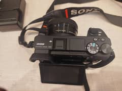 Sony camera a6500 kit lens 16.50 ka 03270234761 my WhatsApp