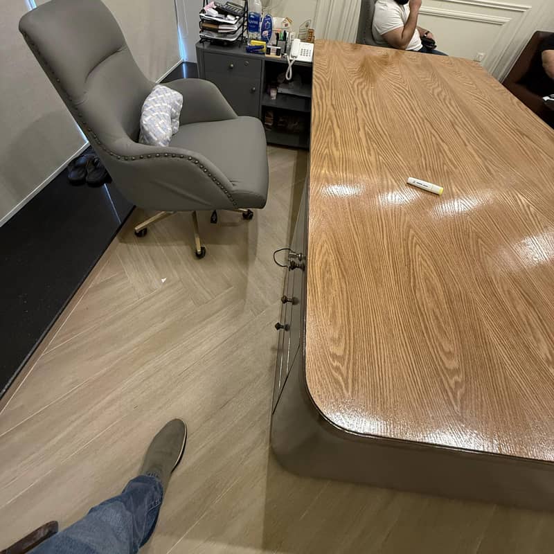 Office Executive Table with side table 11