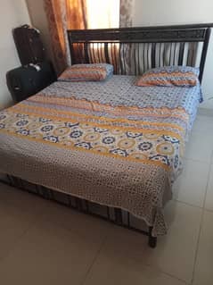Bed with mattress