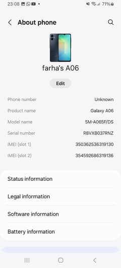 Samsung A06
