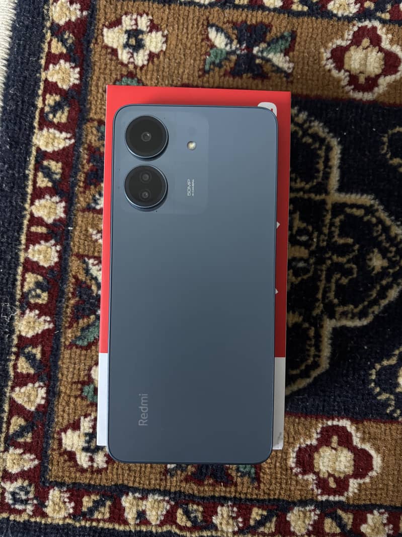 Redmi 13C With Box Slightly Used With Box 0