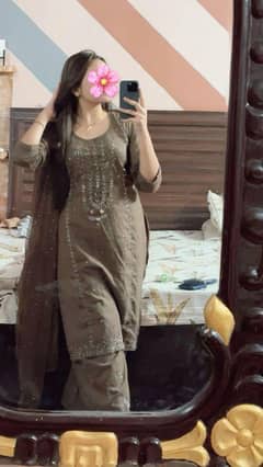 1 time use brand new dress 3 piece