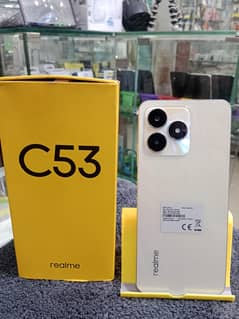 Realme c53 6/128 10/10 with box charger no open no repair