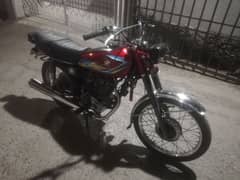 cg 125 2018 model antique piece for sale.