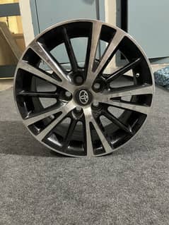 Toyota Corolla 2019 Genuine 16 Alloy Rim | Dual Tone | Excellent