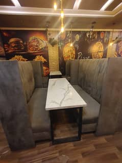fast food restaurant setup complete