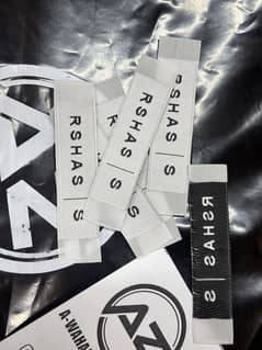 woven labels woven tag hang Tag bag pvc patch customize labels hang