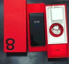 Oneplus 8 5g with box and original charger
