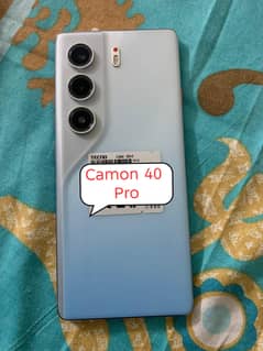 Tecno Camon 40 pro Complete Box