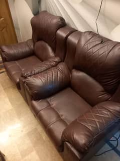 molty leather sofa 5 seater