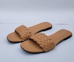 Elegant women's brown Rexine semi formal