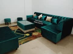 L Shap Sofa 5 Seater / Corner Sofa / Sofa Set / 5 Seater Sofa