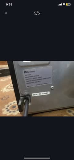 Dawlance oven Model:DWMO 4215 CR