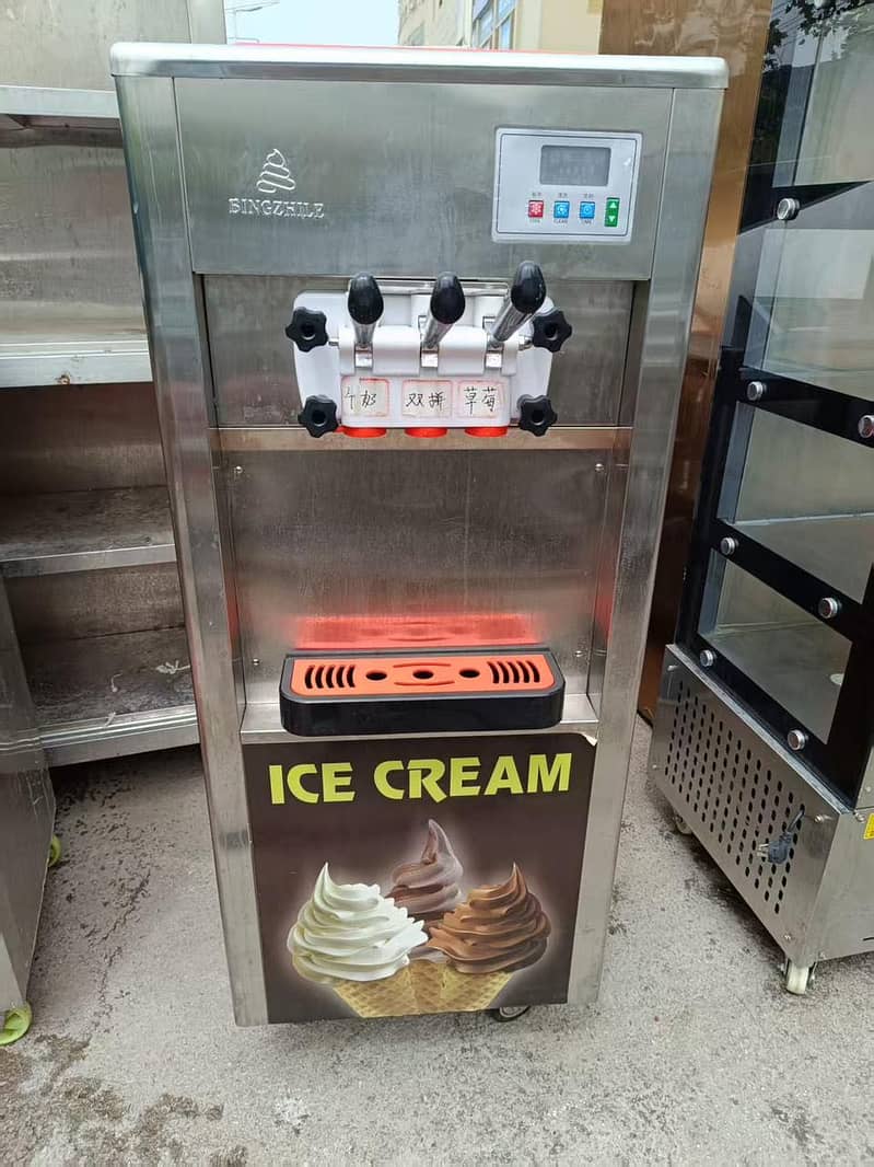 Ice cream machine slush tawa rolling snowflake ice cube maker etc 4