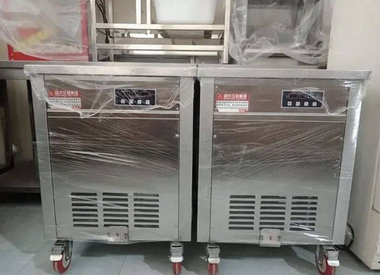 Ice cream machine slush tawa rolling snowflake ice cube maker etc 6