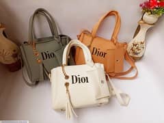 women's pu leather  printed  hand bag set