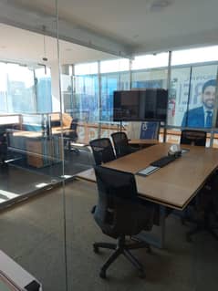 Furnished Office for Rent in Gulberg for (Call center + Software house + Marketing Office & Other Setup as You Want)