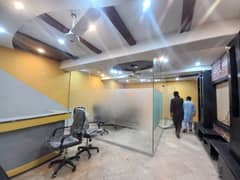 Furnished Office for Rent in Johar Town for (Call center + Software house + Marketing Office & Other Setup as You Want)