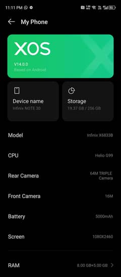 infnix note 30
