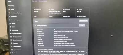 Powerful desktop PC with LCD, Intel Xeon with RX 560 XT