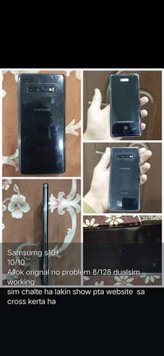 Samsungs10plus all ok  phone no open no repair all ok03455462223