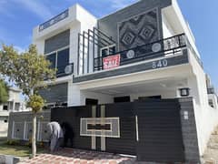 10 Marla Modern Designer House Double Road Facing + Back Open Available For Sale In Topcity-1 Islamabad