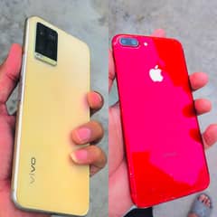 vivo y33t 128 gb pta approved/ iphone 7plus 128 non pta sale exchange