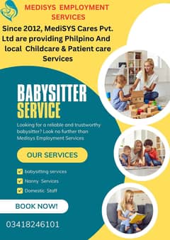 Filipino & Local Babysitters Nanny Maid | Baby sitters Nurse Cook Chef
