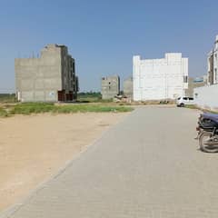 120 Sq Yard Next to Corner West Open LEASED PLOT For sale in SAADI GARDEN BLOCK 1 (in front of BILAL MASJID)