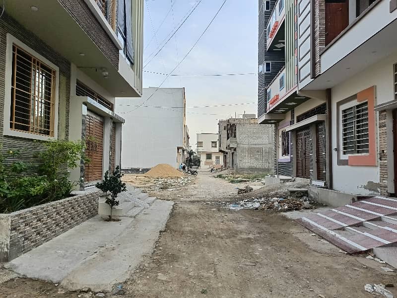 120 Sq Yard Next to Corner West Open LEASED PLOT For sale in SAADI GARDEN BLOCK 1 (in front of BILAL MASJID) 4