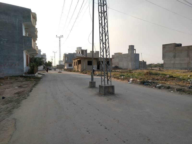 120 Sq Yard Next to Corner West Open LEASED PLOT For sale in SAADI GARDEN BLOCK 1 (in front of BILAL MASJID) 9