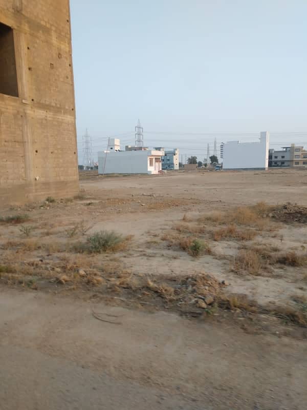 120 Sq Yard Next to Corner West Open LEASED PLOT For sale in SAADI GARDEN BLOCK 1 (in front of BILAL MASJID) 10
