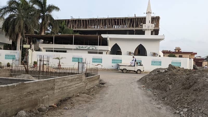 120 Sq Yard Next to Corner West Open LEASED PLOT For sale in SAADI GARDEN BLOCK 1 (in front of BILAL MASJID) 12