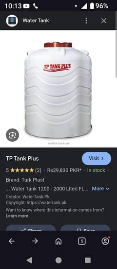 1200 ltr tanki