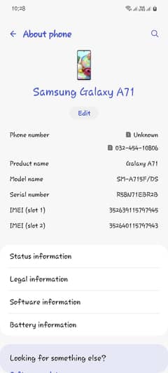 Samsung Galaxy A71