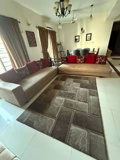 L shaped sofa set