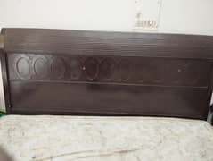 double bed and side tables