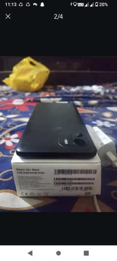 Redmi A2 plus 3gb 64gb 10by9.5 like new codetion