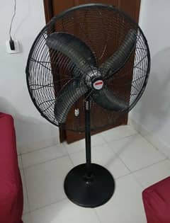 royal pedestal fan black