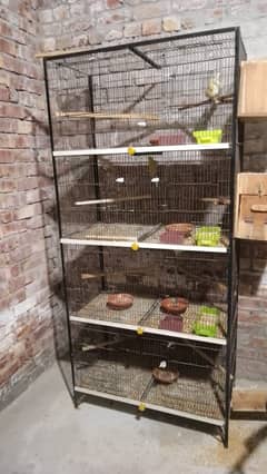 Birds Cage (Size 1.5x3)  4 portions | Partitionable upto 8 portions