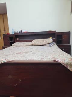 1 full double bed set and 2 single beds with one medicated  mattress